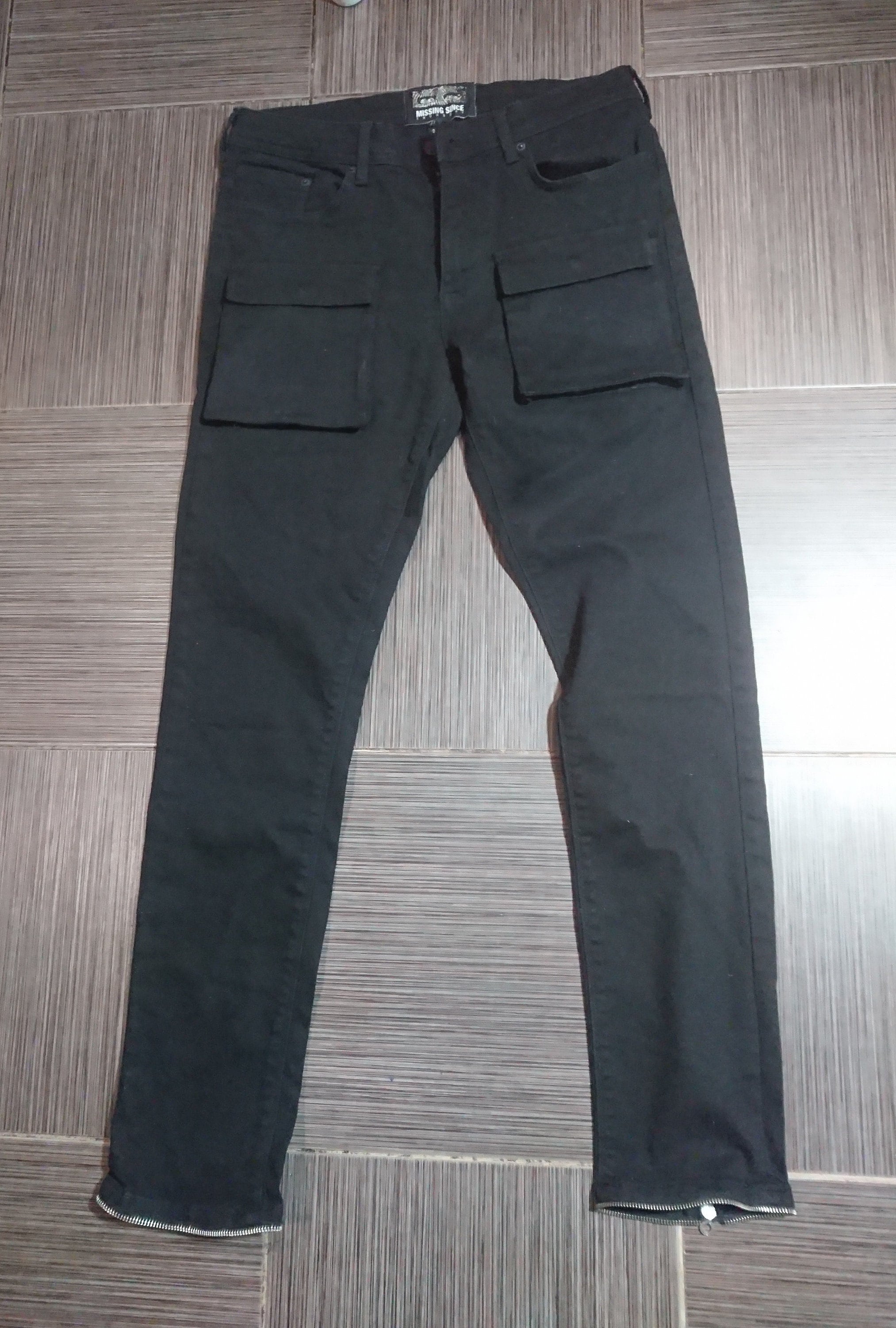 Cargo Jeans With Two Pockets Four Zippers - Etsy