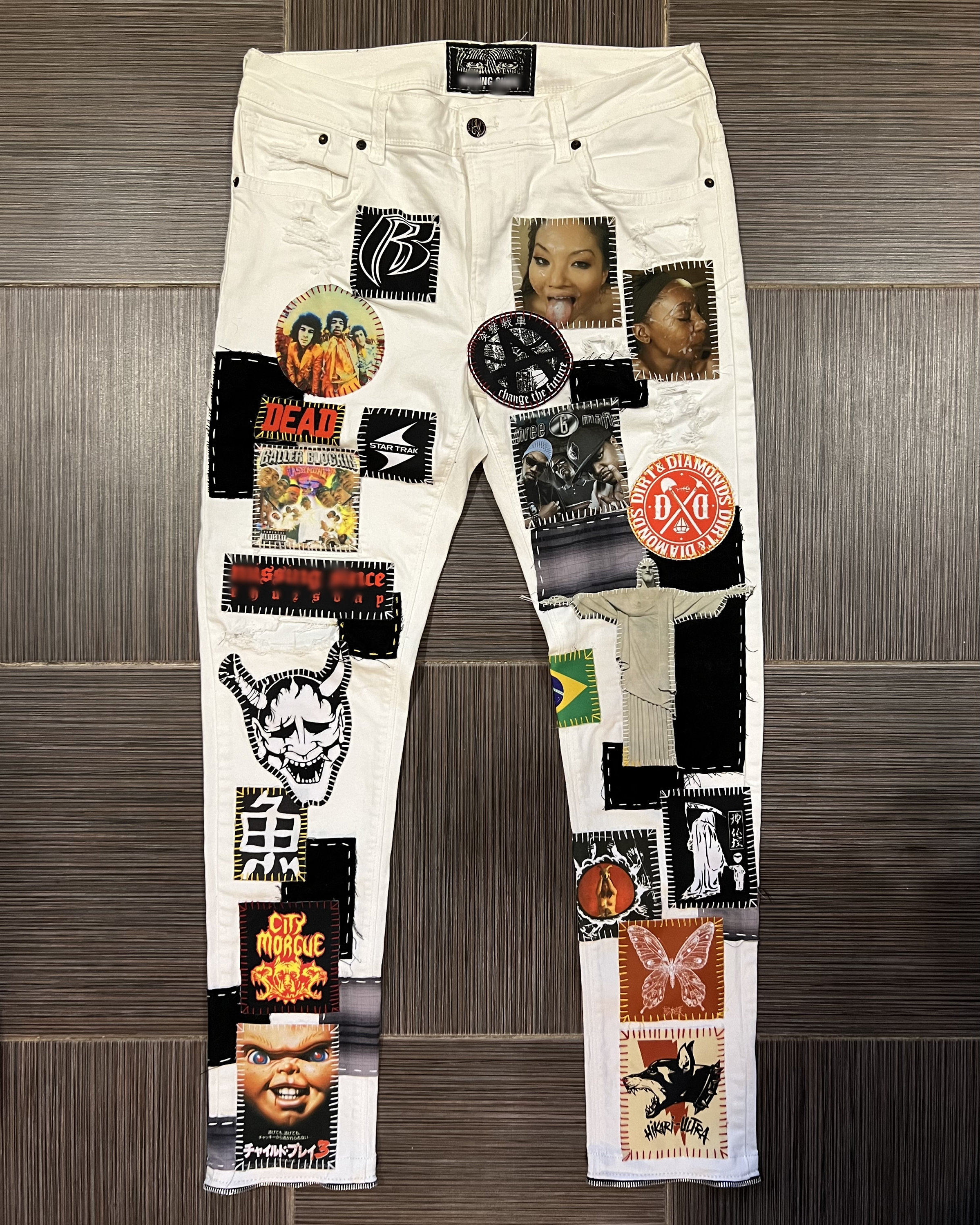 新品★STICKY from SCARS ★WHERE'S MY MONEY SAINT Mxxxxxx Varsity Jacket x Cactus Plant Flea Market