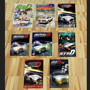 Initial D 8 Patches set for jeans