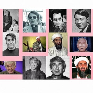 May include: A collage of nine black and white photos of different men. The photos are arranged in a 3x3 grid. Each photo shows a different man with a different expression on his face.