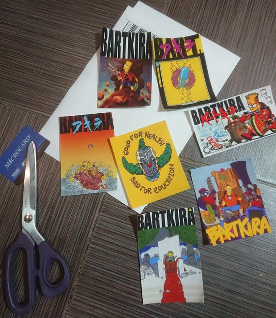 AKIRA Parody BARTKIRA Patch Set DTG for Sewing of Your Choice - Etsy