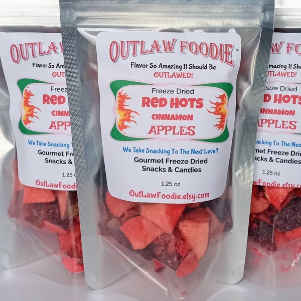 Red Hots Freeze Dried Etsy