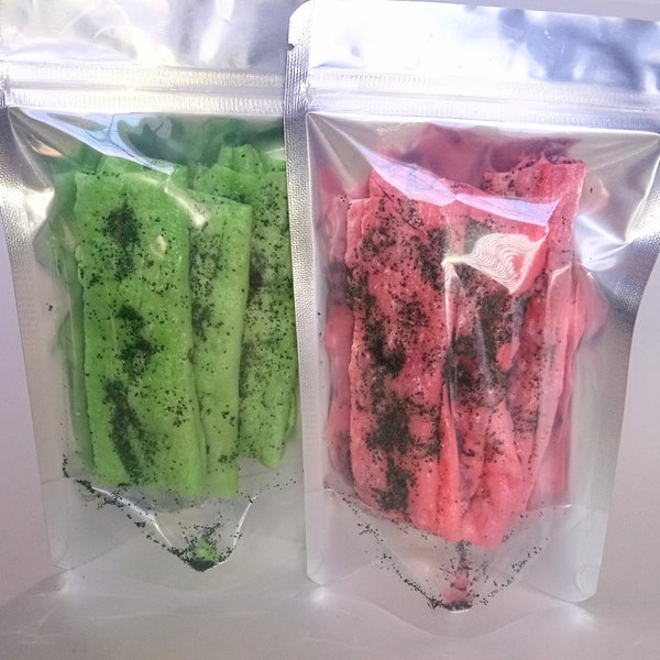 Pickle Fruit Roll Ups Freeze Dried Watermelon Strawberry Tie Dye, Candy, Fathers Day Gift, Freeze Dried Candy, Kids Gifts, Birthday Gifts