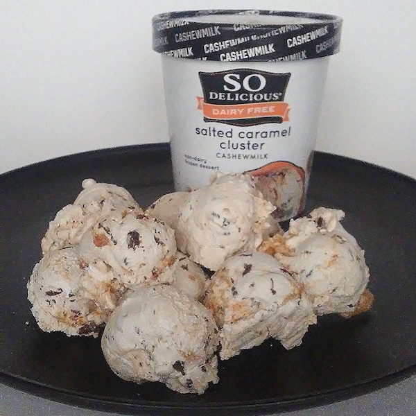 Freeze Dried Non Dairy Salted Caramel Cluster Ice Cream, Valentine's Day Gifts, Freeze Dried Candy, Kid Gifts, Birthday Gifts, Food, Vegan