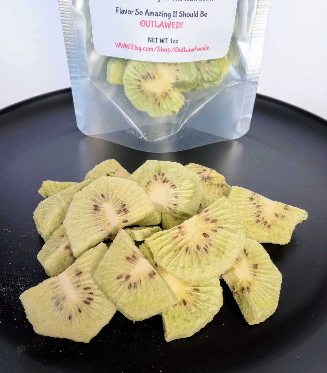 Freeze Dried Kiwi Plant Based Vegan Vegetarian Freeze Etsy