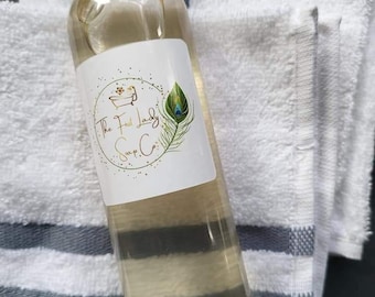 Honey Body Wash Handmade, Moisturizing Shower Gel, Natural Body Cleanser, Spring Summer Skincare, Self Care Body Wash, Gift for Her