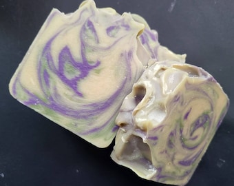 Cool Breeze Almond Milk Soap | Lavender Cedar Leaf | Men’s Handmade Soap | Masculine Unisex Fragrance | Spring Summer Skincare | Artisan