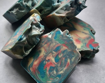 Cool Breeze Almond Milk Soap | Instinct Scent | Men’s Handmade Soap | Masculine Unisex Fragrance | Spring Summer Skincare | Artisan Soap Bar