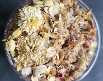 Oatmeal Bath Soak | Relaxing Bath Soak | Spring Summer Self Care | Oatmeal Milk Bath | Spa Bath Salts | Handcrafted Bath Soak | Natural Bath