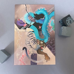 original art , acrylic painting, acrylic artwork 20x30cm