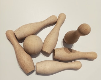 Holz Bowling Set Kinder Holzspielzeug