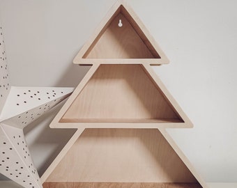 Christmas tree shelf decoration