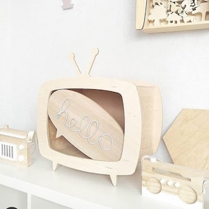 TV Regal Big Television  Wood Aus Holz