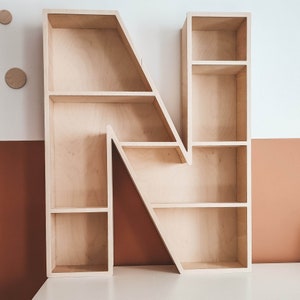 Estante Regal para habitación infantil Letra N