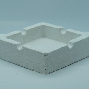 Handmade Modern Square Concrete Ashtray