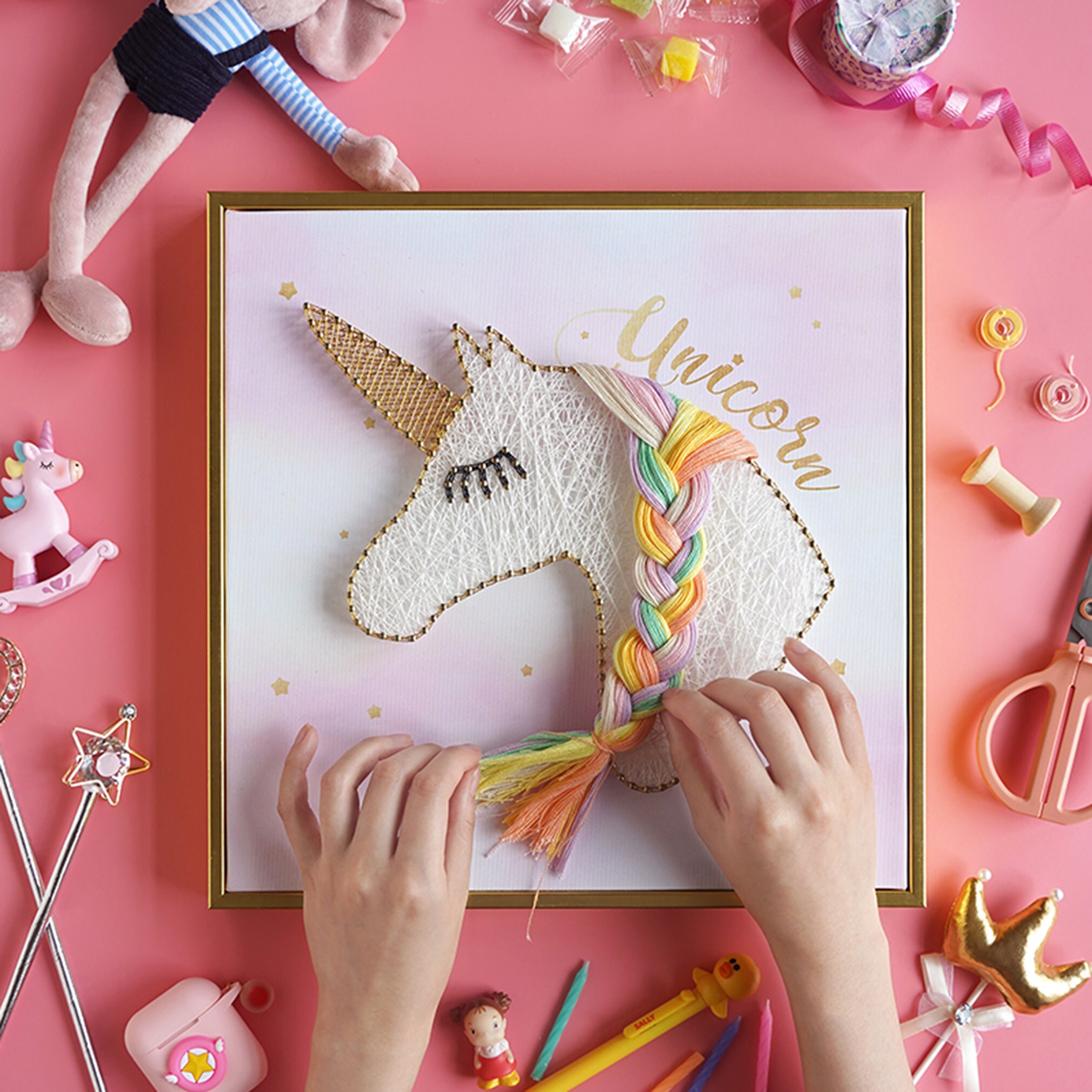 Unicorn String Art KitCrafts for Kids and Fun Home Activities Etsy
