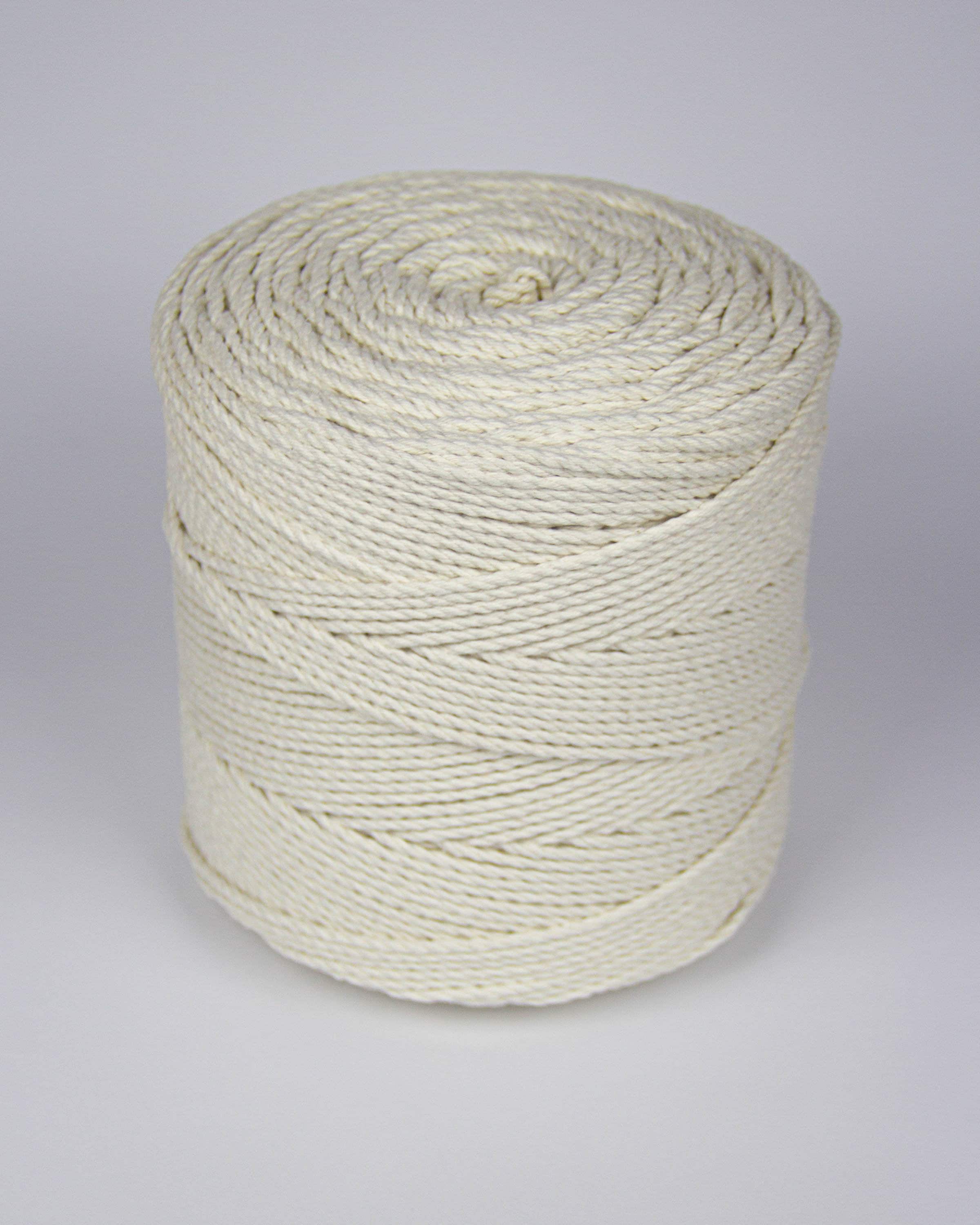 Natural Cotton Cord 4mm Macrame Cord 260 Meters Macrame Cord Macrame Rope