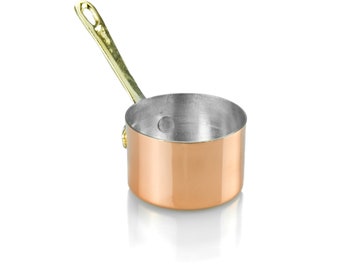 Small Size Saucepan. Best For Small Portion Sauces, Tiny Kitchen Or Dollhouse. Professionally Tinned Pan, French Graduated Pans.