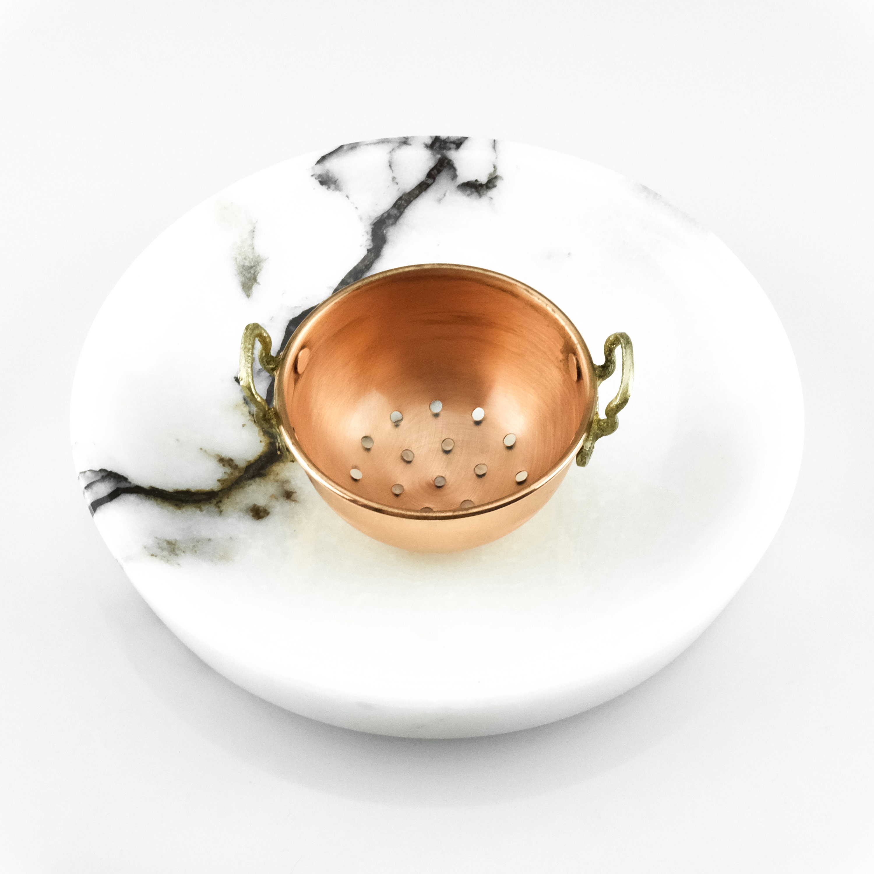 Miniature copper colander Little colander Tiny Kitchen Etsy
