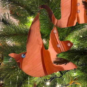 Bird wall decor. Handmade Wall Art. Copper Bird Ornament. Collectible Pet Ornaments. Bird shape gift.
