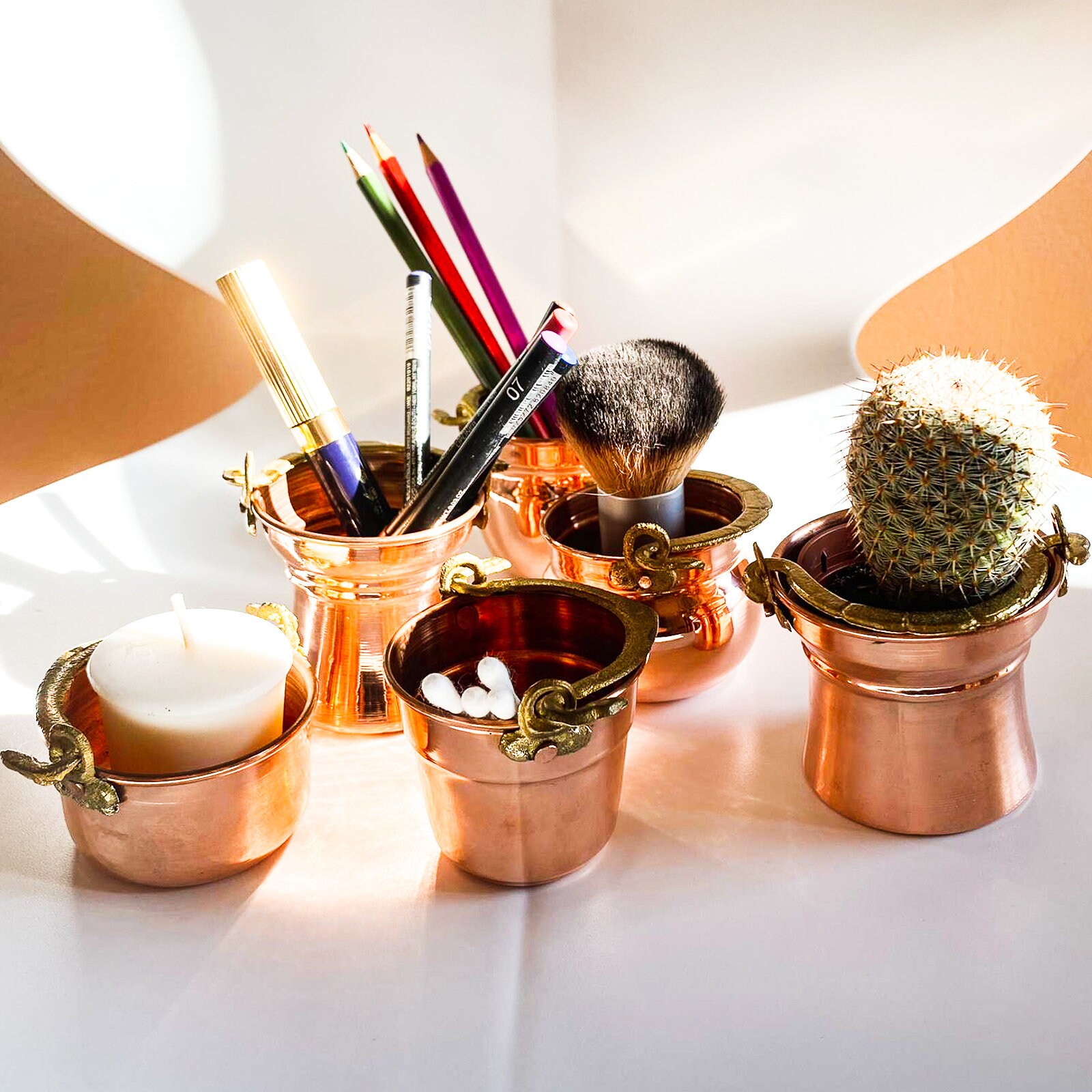 Kleiner Kupfertopf für Pflanzen. Dekorative Kupfer Pflanze & | Etsy