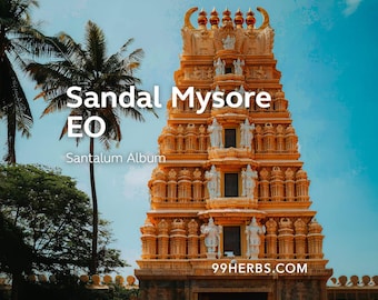 Varitas de incienso de sándalo – Álbum Santalum, estilo Mysore, hechas a mano en la UE