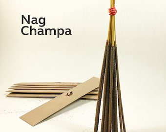 PREMIUM natural incense stick > Nag Champa | Homemade with organic ingredients and essential oils.