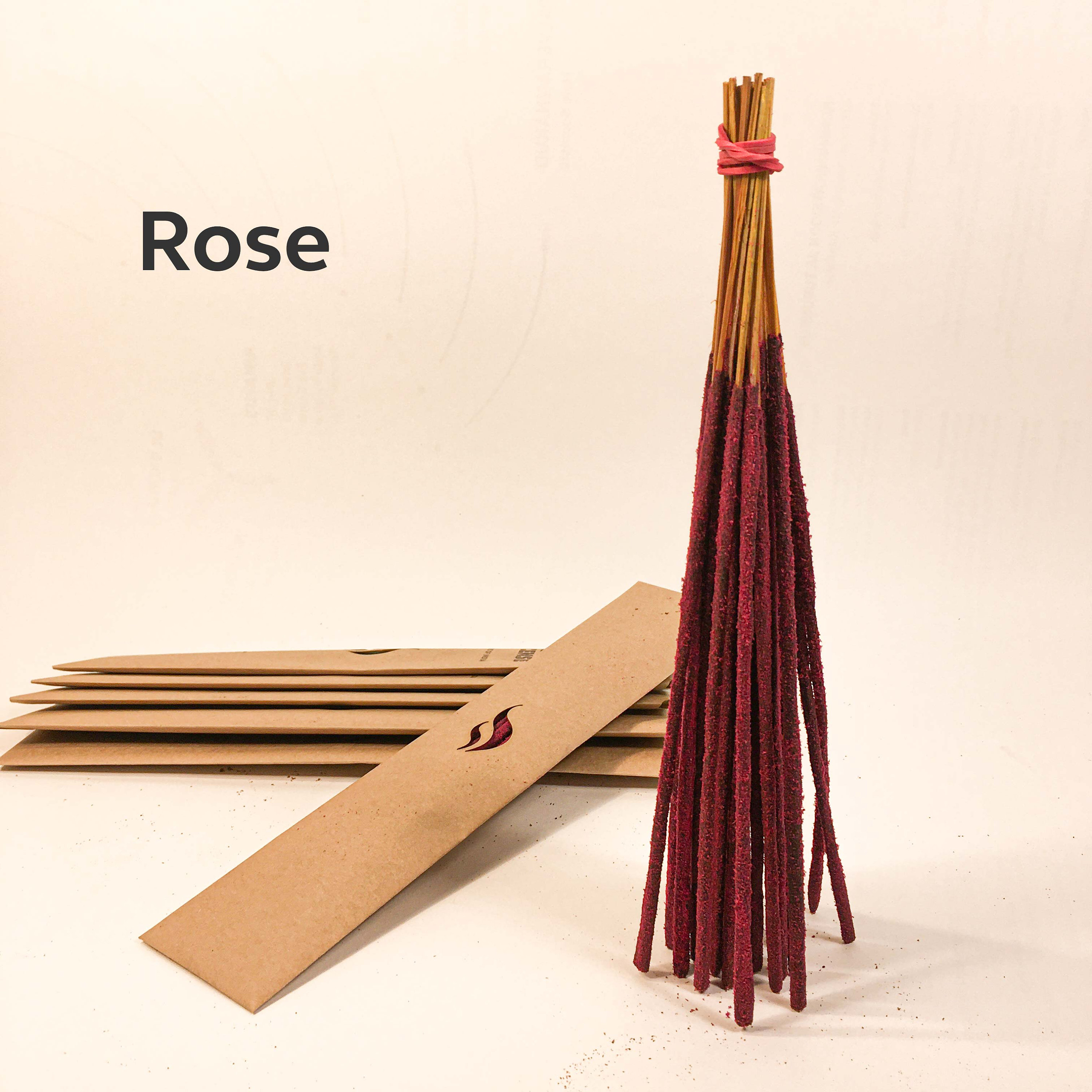 Homemade natural incense Rose Handmade with organic Etsy