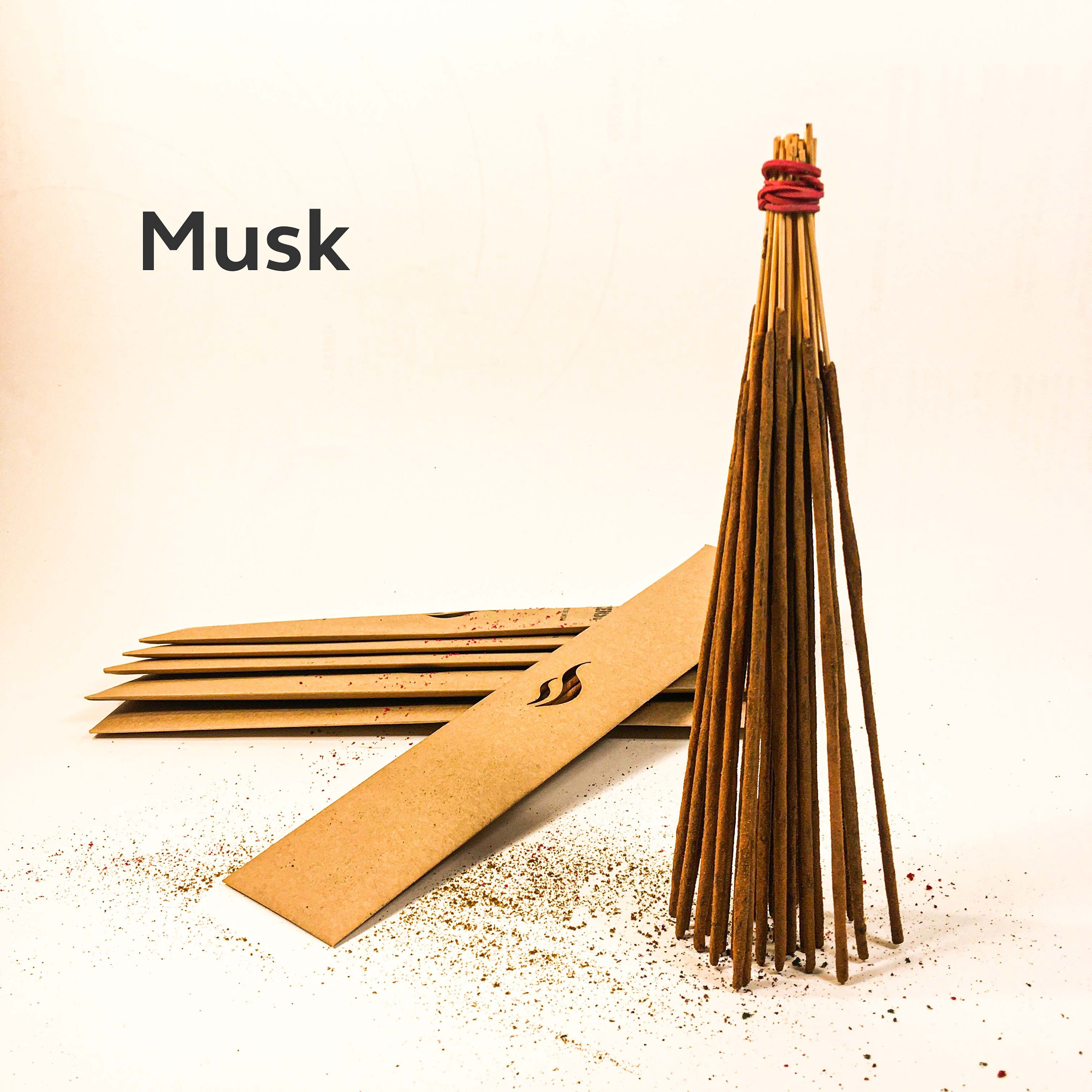 Homemade natural incense Musk Handmade with organic Etsy
