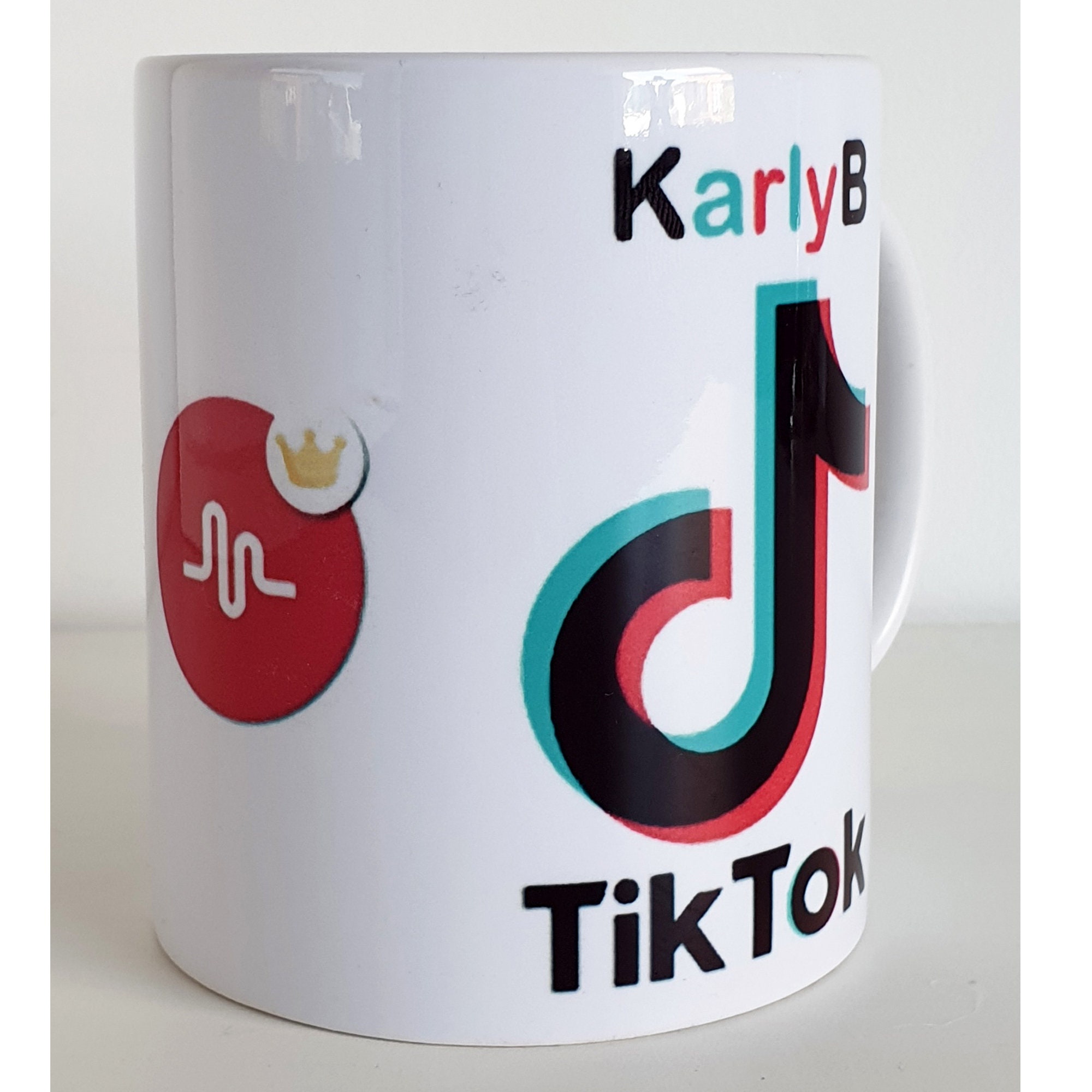 Personalised TIK TOK MUG Ideal Gift or Birthday Gift. Boys Etsy