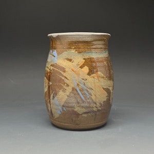 Wood Fired Salt Glazed Stoneware Vase