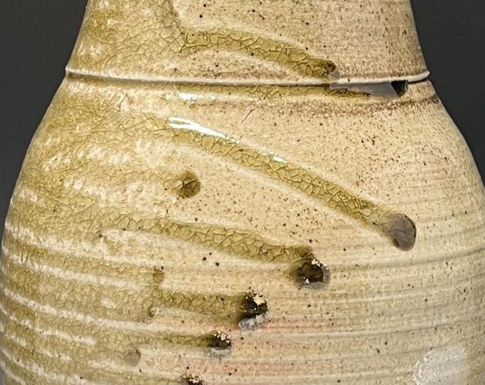 Wood Fired Salt Glazed Stoneware Vase