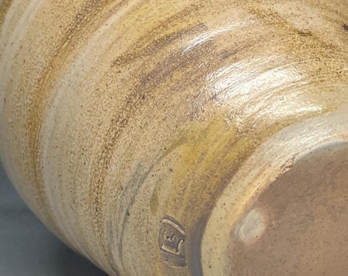 Wood Fired Salt Glazed Stoneware Vase