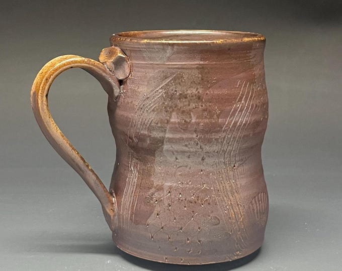 Wood Fired Salt Glazed Stoneware Mug