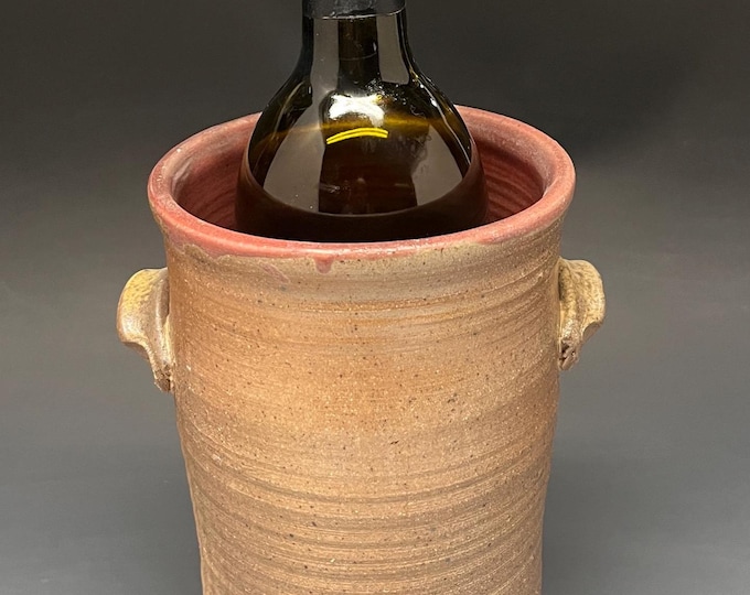 Wood Fired Salt Glazed Stoneware Wine Chiller
