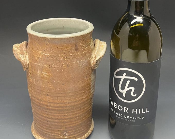 Wood Fired Salt Glazed Stoneware Wine Chiller
