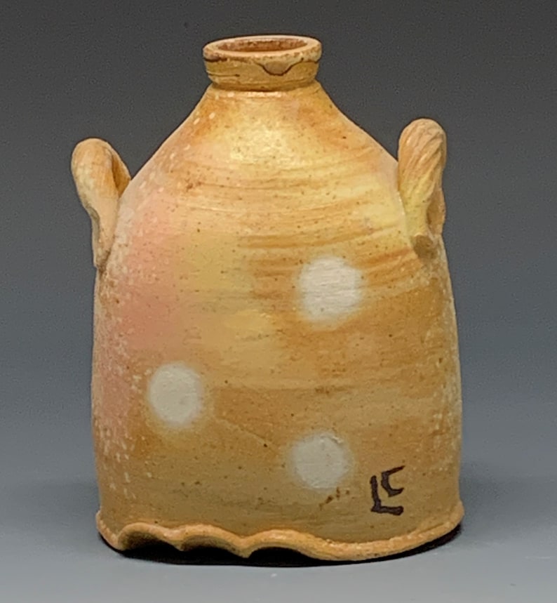 Oval shaped bottle with double handles
