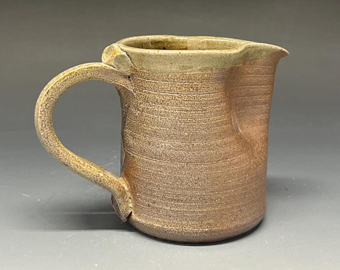 Wood Fired Salt Glazed Stoneware Creamer