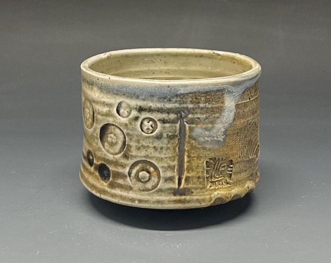 Wheel Thrown Wood Fired Salt Glazed Stoneware Tea Bowl