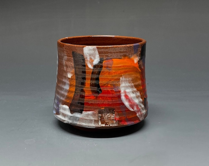 Handmade Wheel Thrown Earthenware Cup
