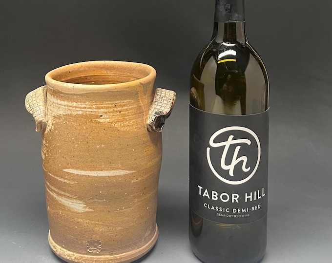 Wood Fired Salt Glazed Stoneware Wine Chiller