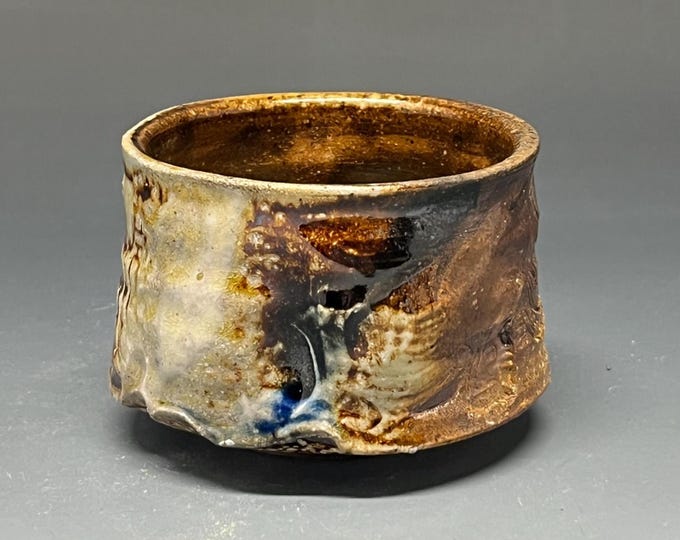 Wood Fired Salt Glazed Stoneware Whiskey Sipper