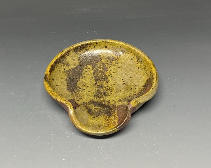 Wood Fired Salt Glazed Stoneware Spoon Rest