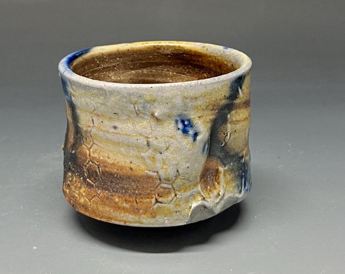 Wood Fired Salt Glazed Stoneware Whiskey Cup