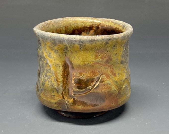 Wood Fired Salt Glazed Stoneware Whiskey Sipper