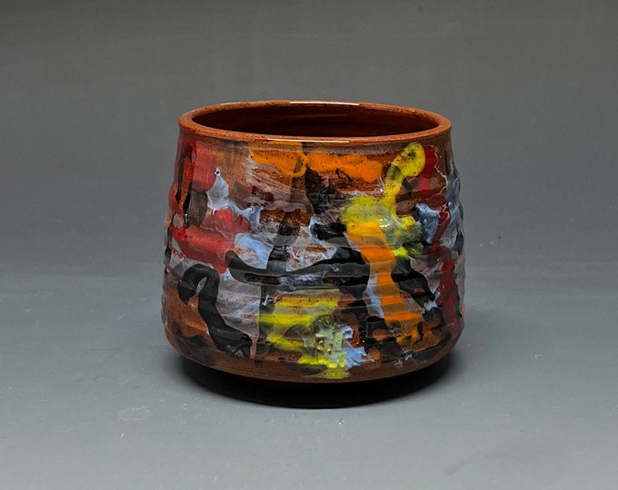 Handmade, Wheel thrown Earthenware Cup