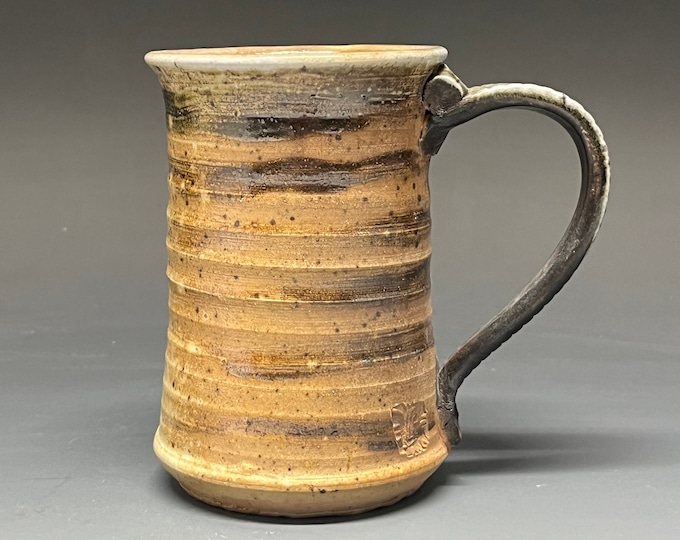 Knoxville Iowa Speedway Slip Glazed Stoneware Wood Fired Mug