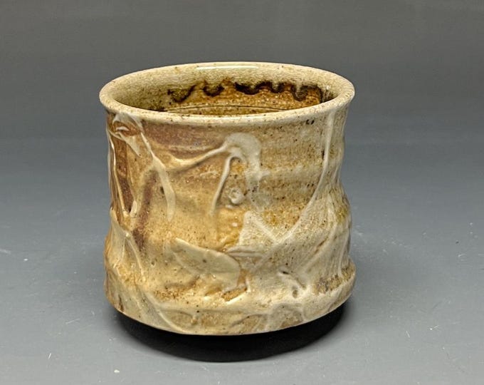 Wood Fired Salt Glazed Stoneware Whiskey Cup