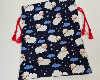 Sacs cadeaux,Sacs cadeaux en tissu bleu marine,Sacs cadeaux en coton,Sacs cadeaux en tissu,Sac cadeau d'anniversaire,Royaume-Uni,fait main