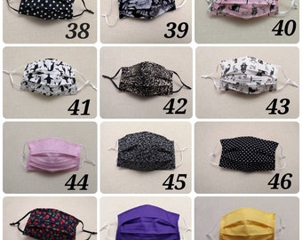 Cotton Face Masks Reusable Cloth Face Mask Cover Adult